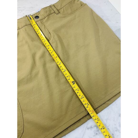 Patagonia Rock Craft Skirt Women 8 Ash Tan 15.5" Khaki Hiking Outdoor 58660 NWT - Picture 8 of 9